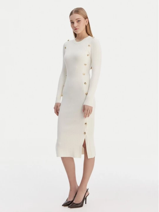 Obrázek produktu Guess Úpletové šaty W6RK06 Z2YJ2 Écru Regular Fit Krémová