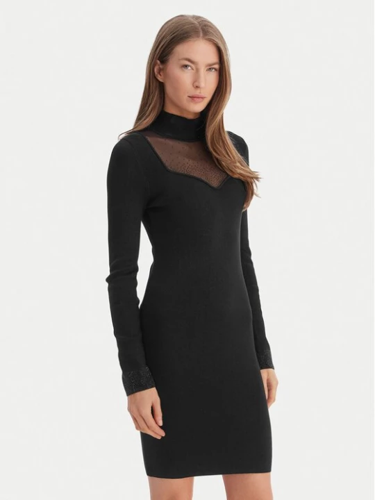 Obrázek produktu Guess Úpletové šaty W6RK61 Z4842 Černá Regular Fit