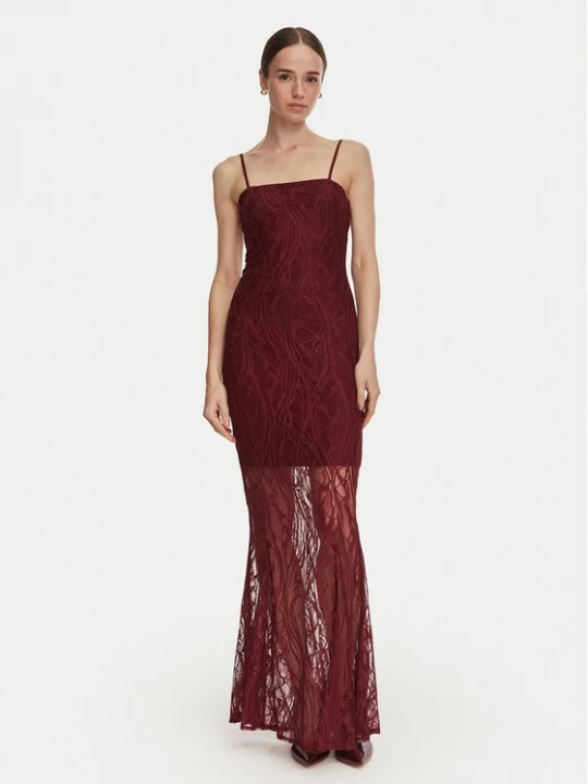 Obrázek produktu Guess Večerní šaty W6YK12 K4359 Bordó Slim Fit