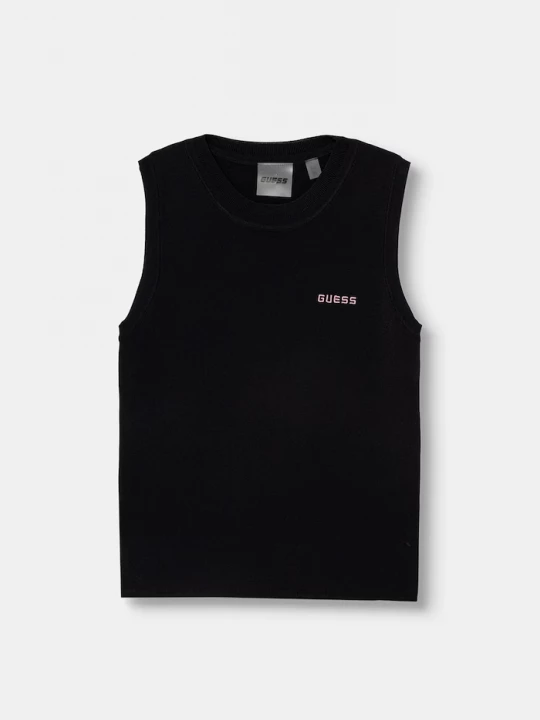 Obrázek produktu Guess vesta dětská s viskózou černá