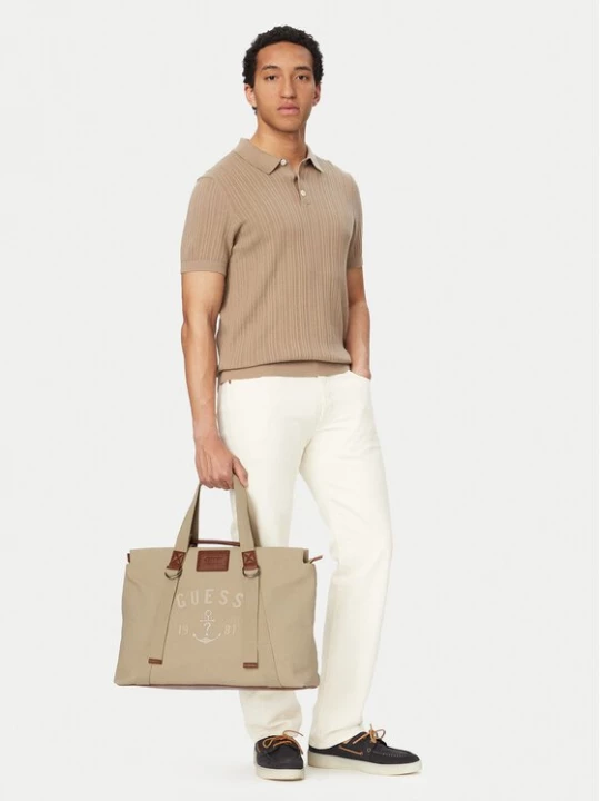 Obrázek produktu Guess Víkendová taška HMOSCM P6246 Světle béžová