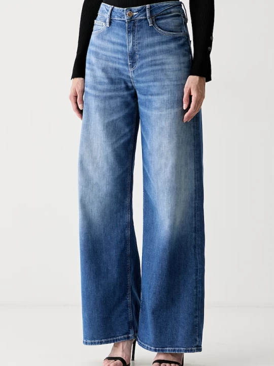Obrázek produktu Guess wide leg džíny dámské BELLFLOWER modrá