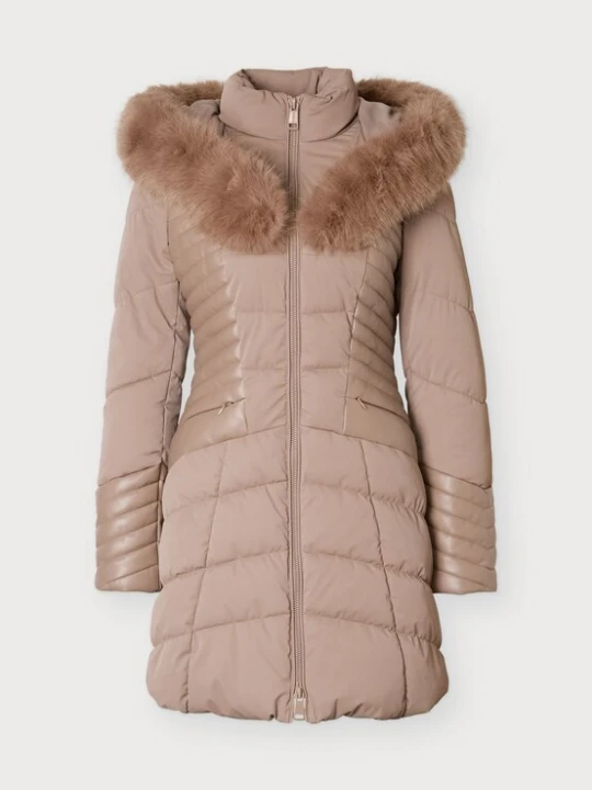 Obrázek produktu GUESS Zimní bunda 'NEW OXANA' šedobéžová