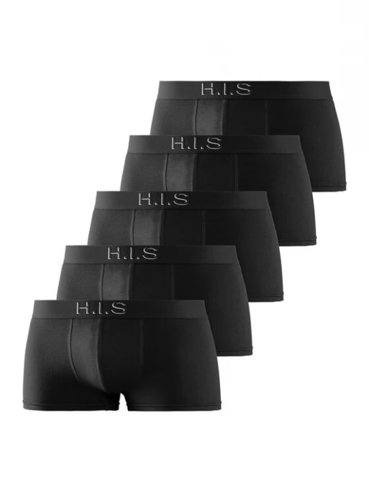 Obrázek produktu H.I.S Boxerky  světle šedá / černá