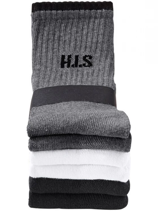 Obrázek produktu H.I.S Ponožky  šedá / černá / bílá