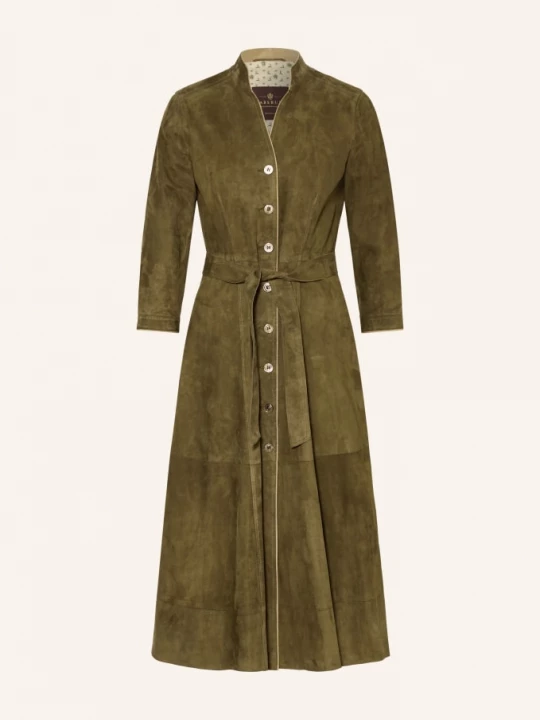 Obrázek produktu Habsburg Kožené Šaty Altenberg S 3/4 Rukávy khaki