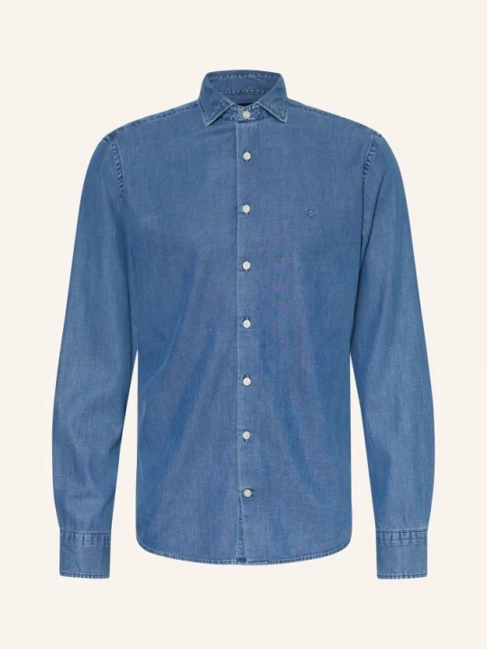 Obrázek produktu Hackett London Košile Tailored Fit V Džínovém Vzhledu modrá