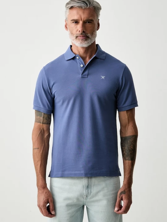 Obrázek produktu Hackett London polo pánské bavlněné modrá
