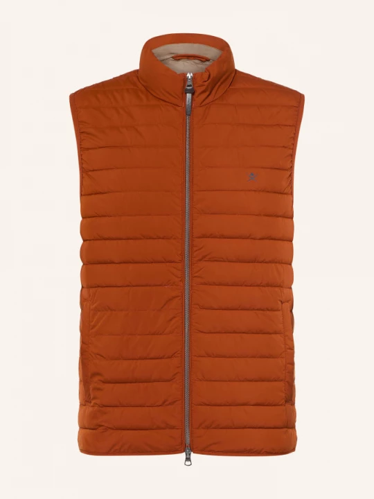 Obrázek produktu Hackett London Prošívaná Vesta Gilet tmavě oranžová