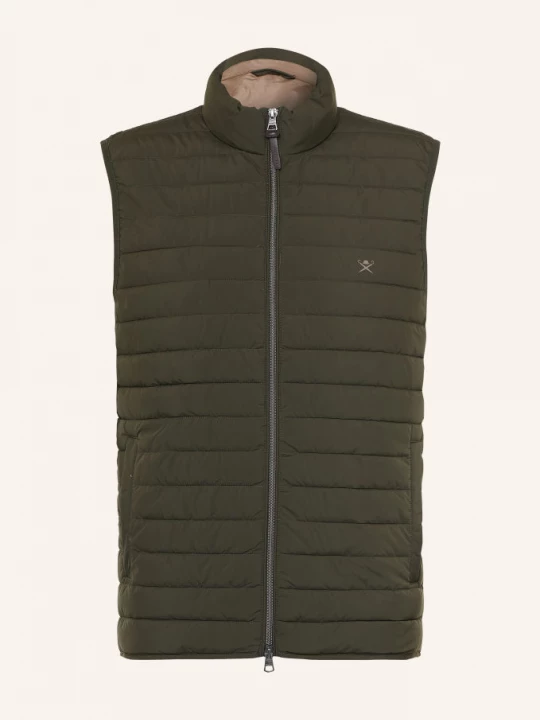 Obrázek produktu Hackett London Prošívaná Vesta Gilet tmavě zelená