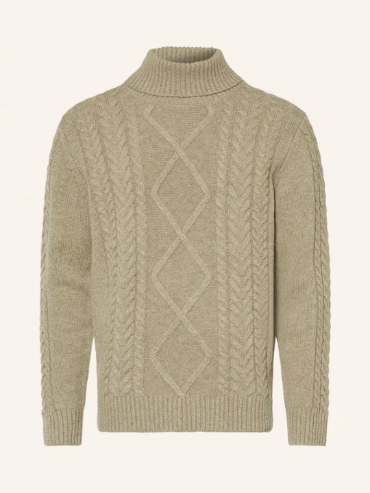 Obrázek produktu Hackett London Rolák S Merino Vlnou khaki