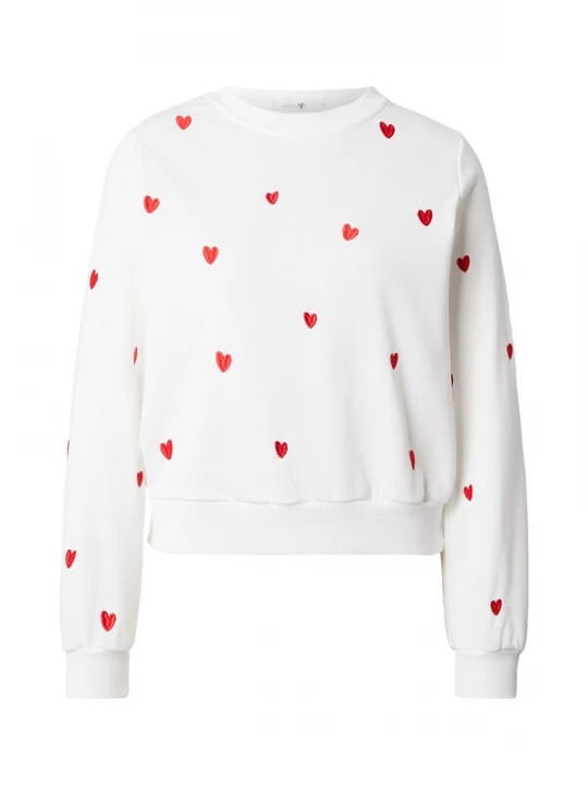 Obrázek produktu Hailys Mikina 'Lo44ra' červená / offwhite