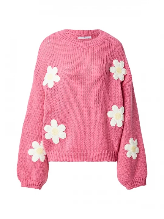 Obrázek produktu Hailys Svetr 'Be44lle' žlutá / pink / bílá