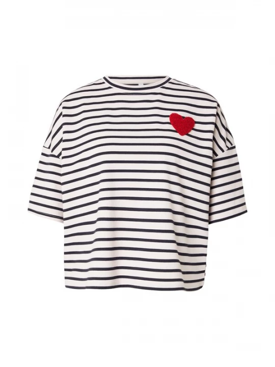 Obrázek produktu Hailys Tričko 'Pa44loma' červená / černá / offwhite