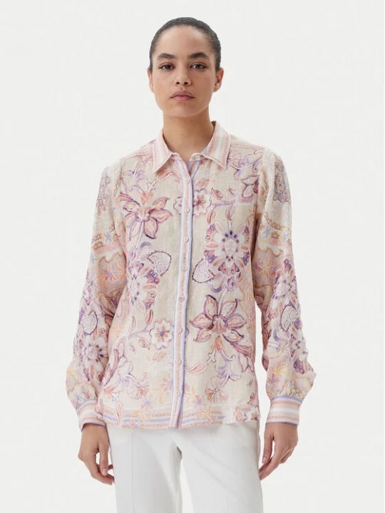 Obrázek produktu Hale Bob Košile with linen Nia 4ZCA214A Béžová Regular Fit
