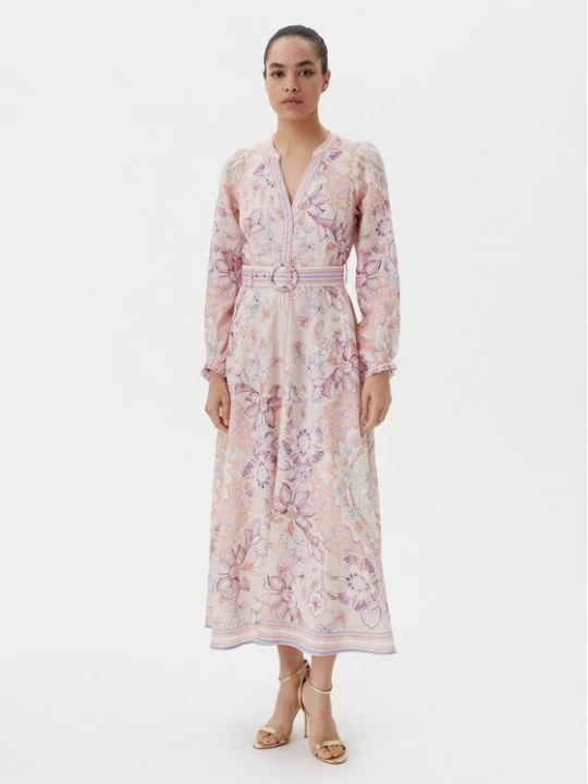 Obrázek produktu Hale Bob Letní šaty with linen 4ZCA612M Béžová Regular Fit