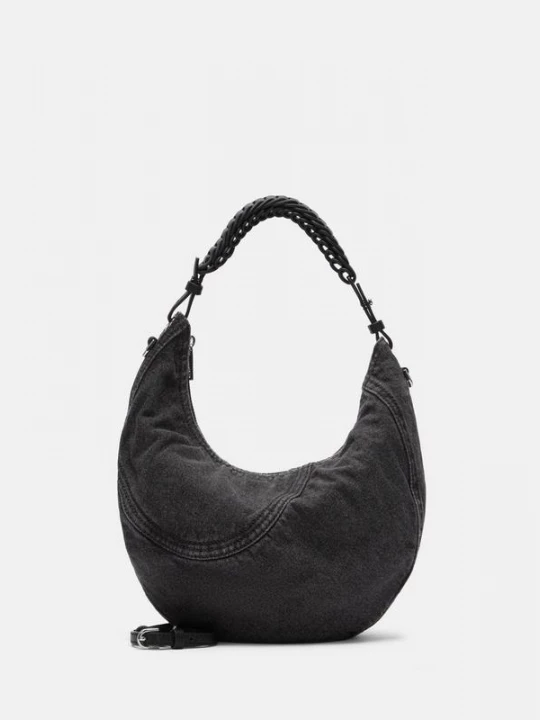 Obrázek produktu Handliche Hobo-Bag aus Denim Liebeskind černá