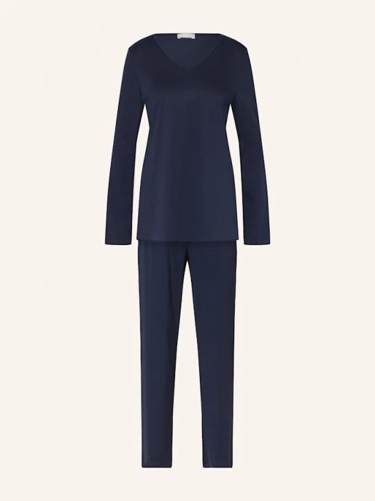 Obrázek produktu Hanro Pyžamo Cotton Silk tmavě modrá