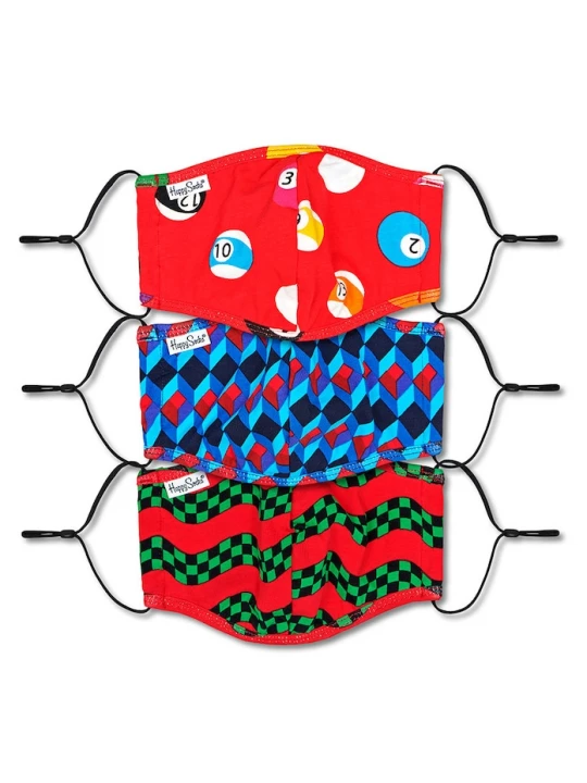 Obrázek produktu Happy Socks - Ochranná rouška ​​pro opakované použití (3-PACK)