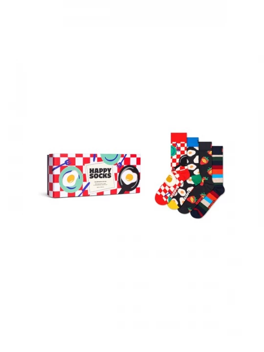 Obrázek produktu Happy Socks Ponožky '4-Pack Food Socks Gift Set' červená