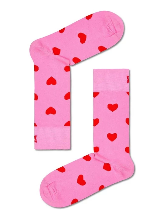 Obrázek produktu Happy Socks Ponožky Heart Sock růžová