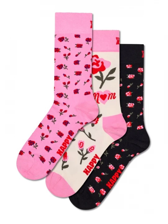 Obrázek produktu Happy Socks Ponožky světle růžová / červená / černá / bílá