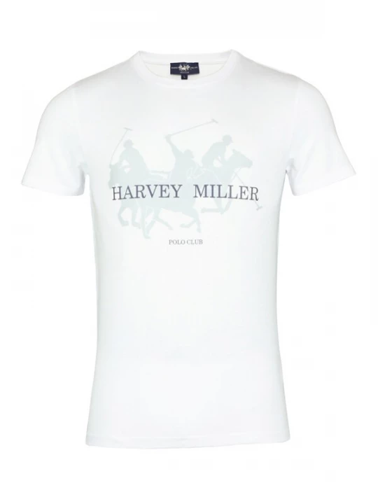 Obrázek produktu HARVEY MILLER Tričko  marine modrá / pastelová modrá / bílá