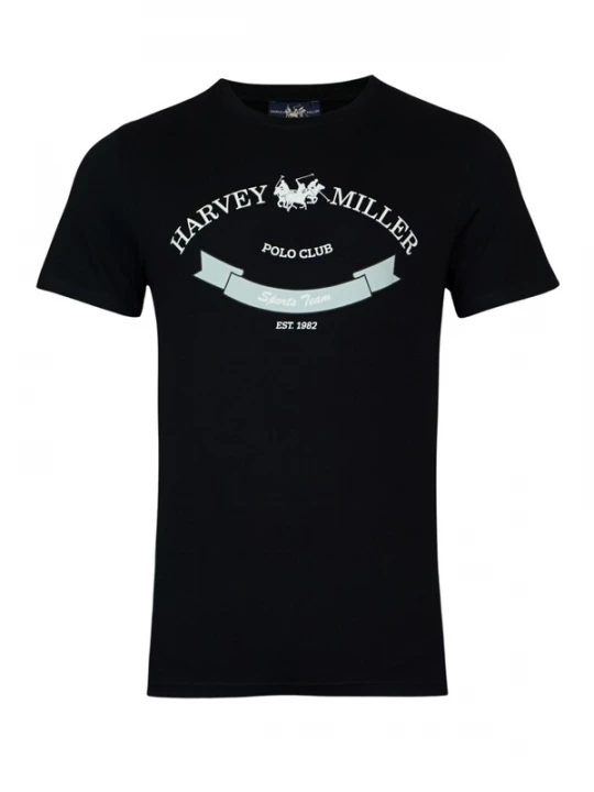 Obrázek produktu HARVEY MILLER Tričko  světlemodrá / černá / bílá