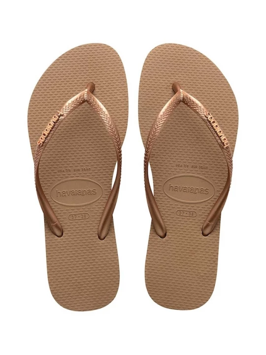 Obrázek produktu Havaianas Žabky Havaianas SLIM LOGO zlatá