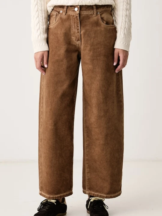 Obrázek produktu Haveone wide leg džíny dámské hnědá