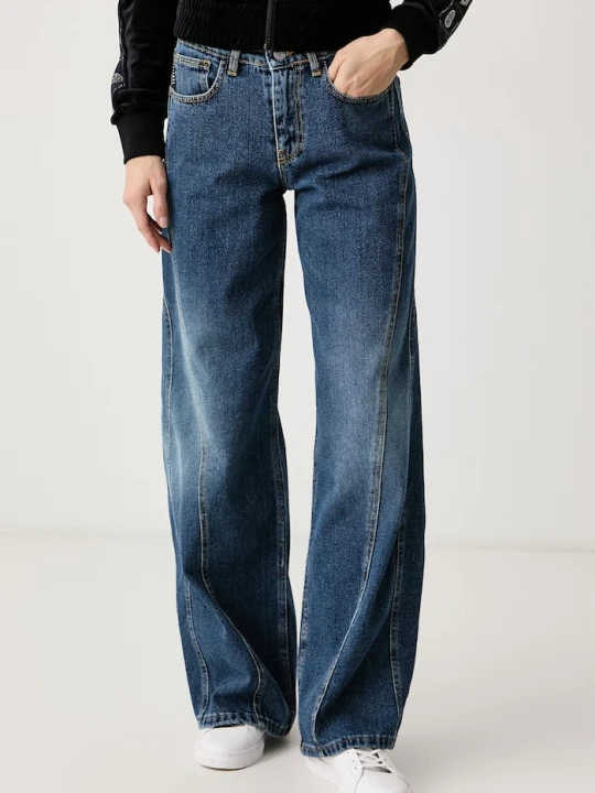 Obrázek produktu Haveone wide leg džíny dámské modrá