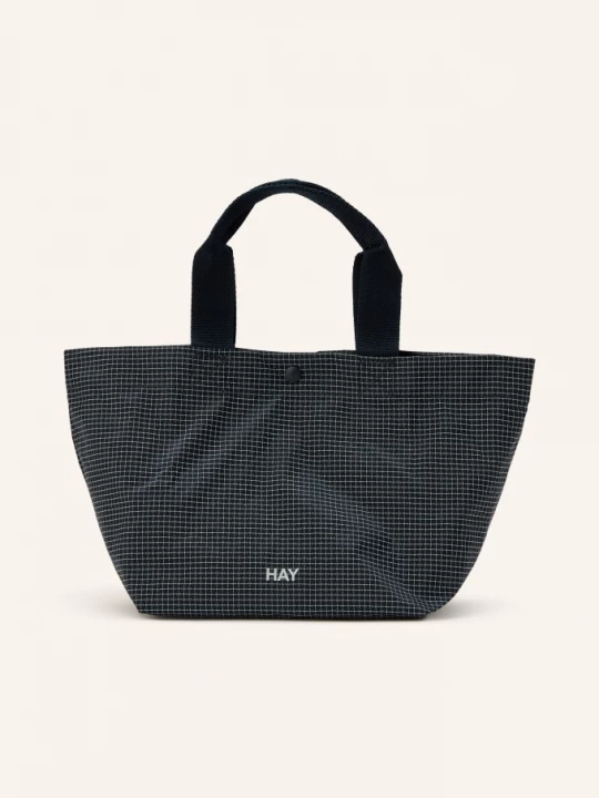 Obrázek produktu Hay Kabelka Grid Mini tmavě modrá / bílá