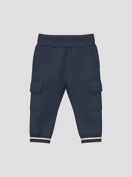 Obrázek produktu Hebké joggingové kalhoty s ohrnutým pasem s.Oliver modrá