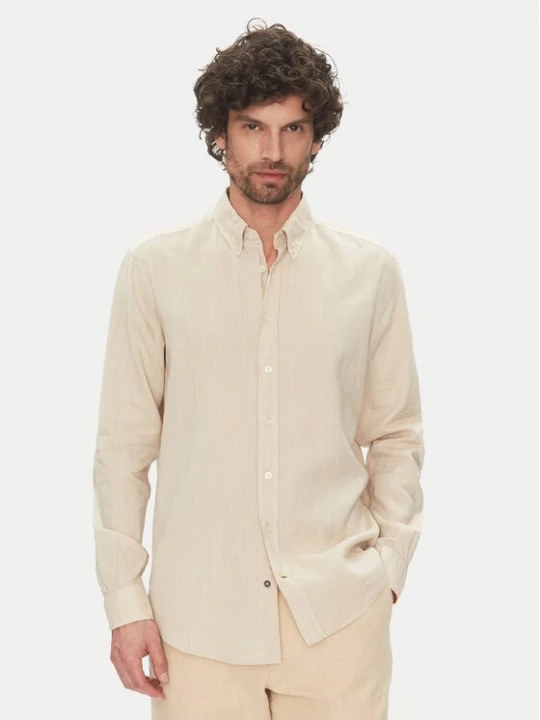 Obrázek produktu Hechter Paris Košile 60356 151600 Béžová Regular Fit