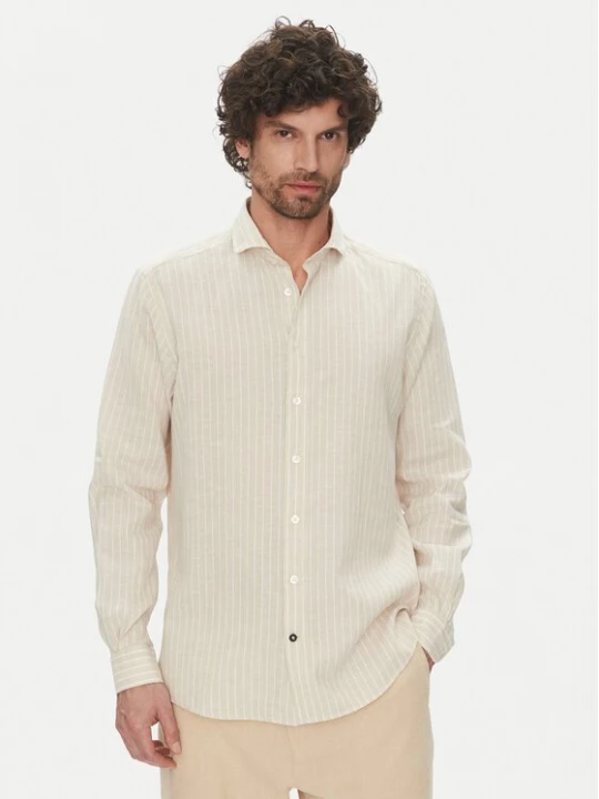 Obrázek produktu Hechter Paris Košile 60357 151606 Béžová Regular Fit