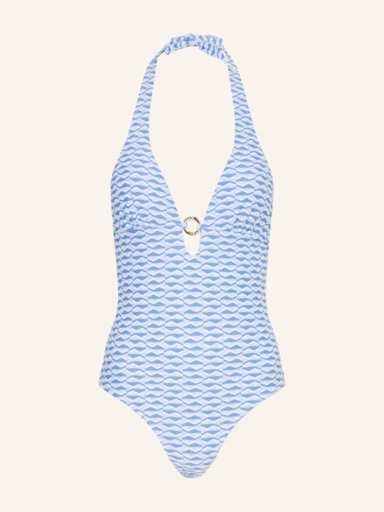 Obrázek produktu Heidi Klein Plavky S Vázáním Za Krkem Tinos tmavě modrá / bílá