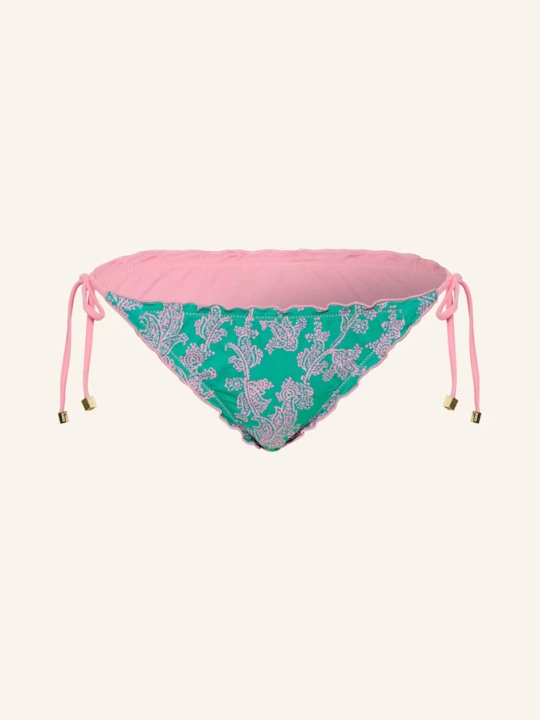 Obrázek produktu Heidi Klein Trojúhelníkové Bikinové Kalhotky Santa Rosa V Oboustranném Provedení zelená / růžová