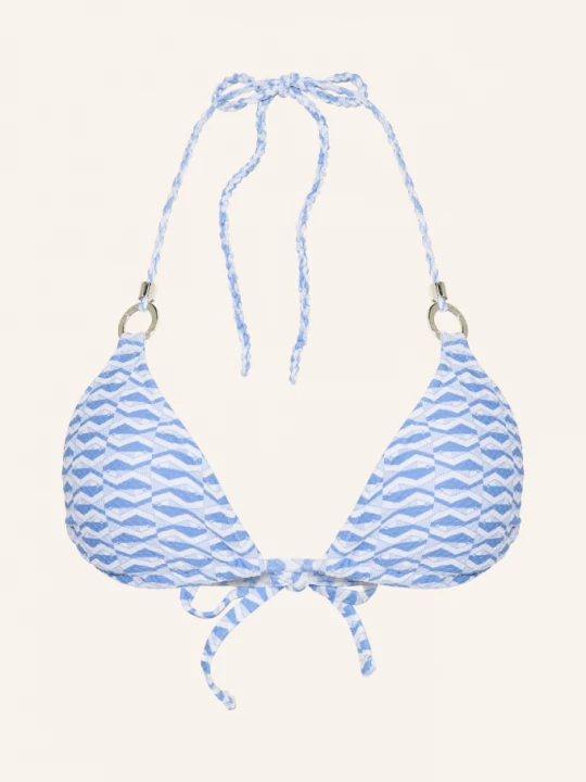 Obrázek produktu Heidi Klein Trojúhelníkové Bikiny Tinos tmavě modrá / bílá