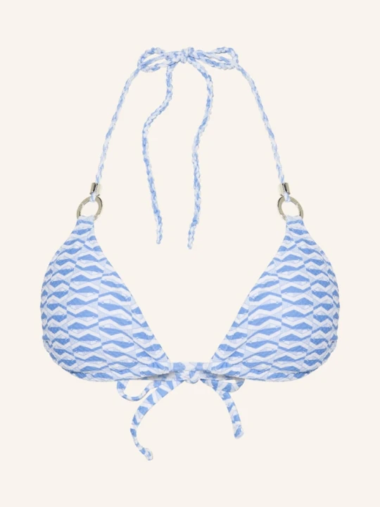 Obrázek produktu Heidi Klein Trojúhelníkové Bikiny Tinos tmavě modrá / bílá