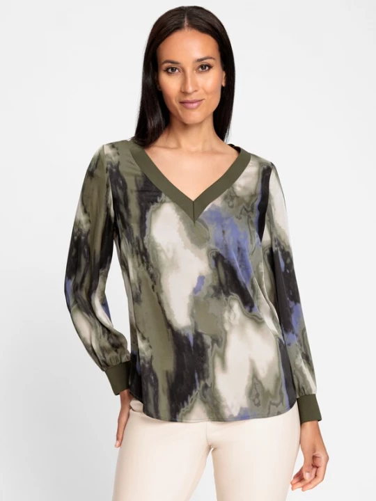 Obrázek produktu heine Halenka krémová / modrá / khaki