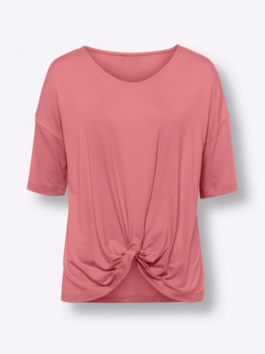 Obrázek produktu heine Tričko ' Kurzarmshirt mit Knoten-Optik ' pink