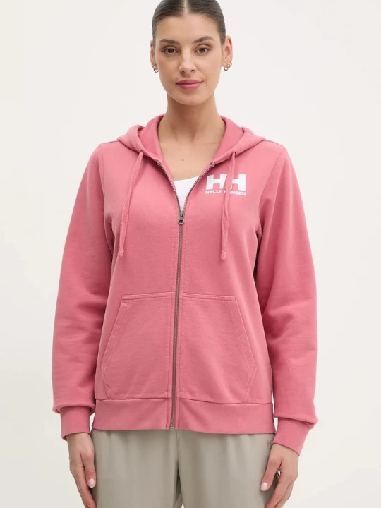 Obrázek produktu Helly Hansen Bavlněná mikina Helly Hansen růžová