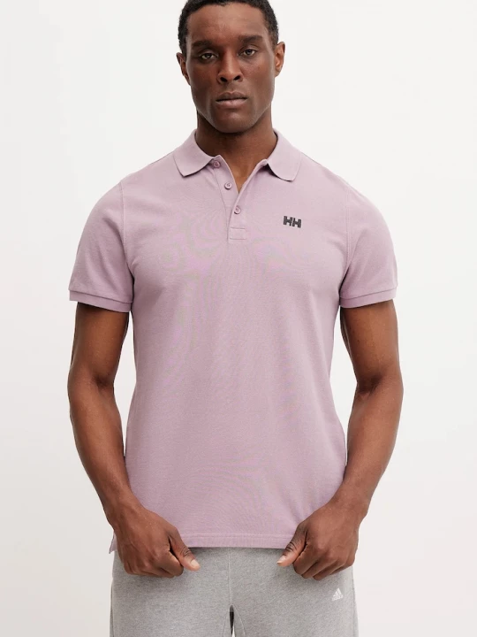 Obrázek produktu Helly Hansen Bavlněné polo tričko Helly Hansen růžová