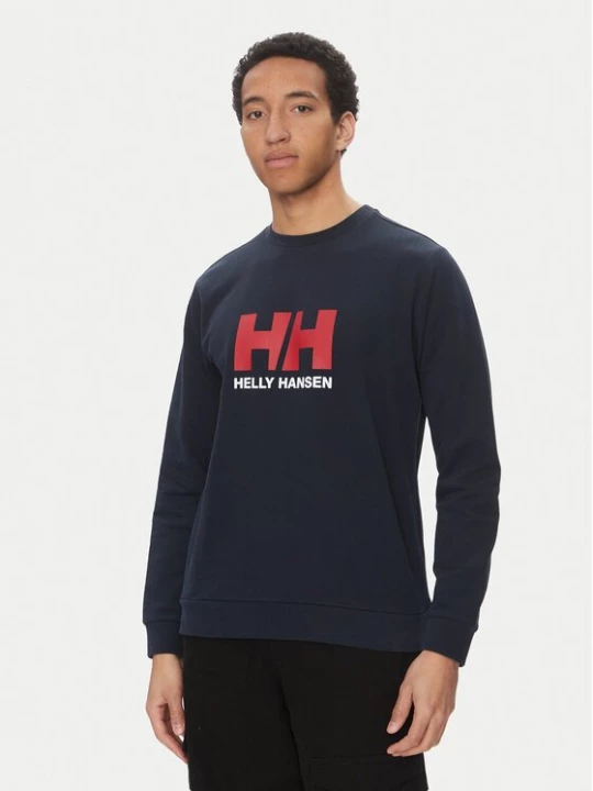 Obrázek produktu Helly Hansen Mikina Logo Crew 30395 Tmavomodrá Regular Fit