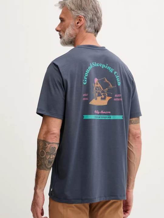 Obrázek produktu Helly Hansen tričko pánské SKOG RECYCLED GRAPHIC námořnická modř