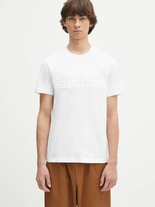 Obrázek produktu Helmut Lang Bavlněné tričko Helmut Lang EMBOSSED.TEE.ROUNDED
