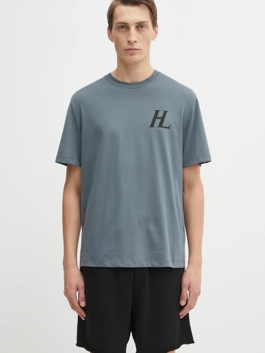 Obrázek produktu Helmut Lang Bavlněné tričko Helmut Lang modrá