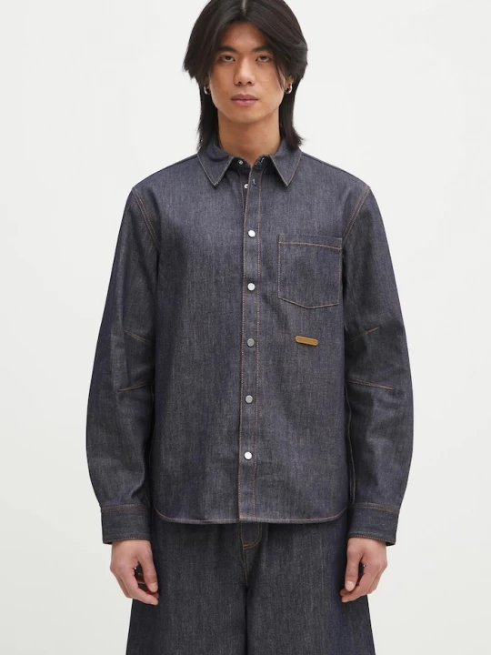 Obrázek produktu Helmut Lang Džínová košile Helmut Lang Curved Cl Shirt.Bkly námořnická modř