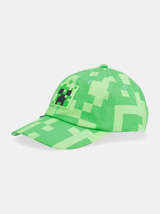 Obrázek produktu Herschel kšiltovka bavlněná Minecraft Sylas zelená