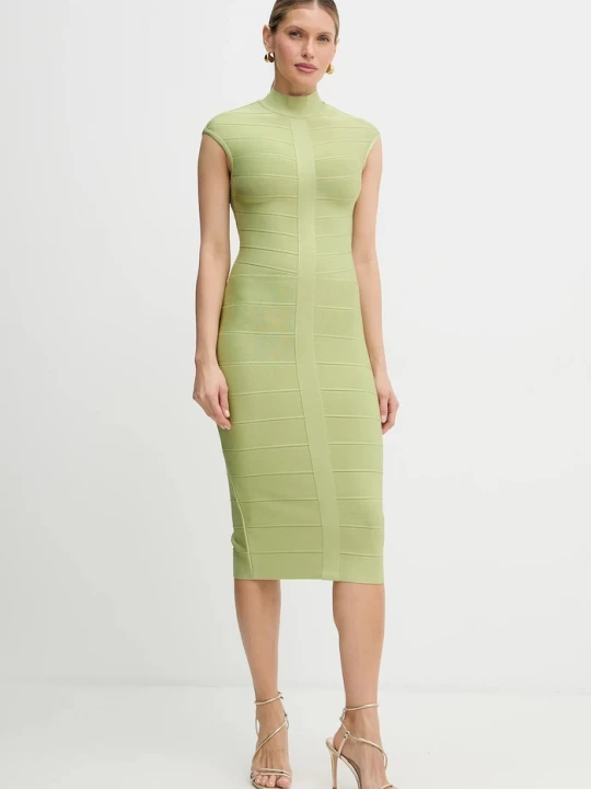 Obrázek produktu Herve Leger Šaty Herve Leger Davina Hervé Léger zelená